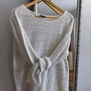 Eileen Fisher Linen Cotton Sweater L XL